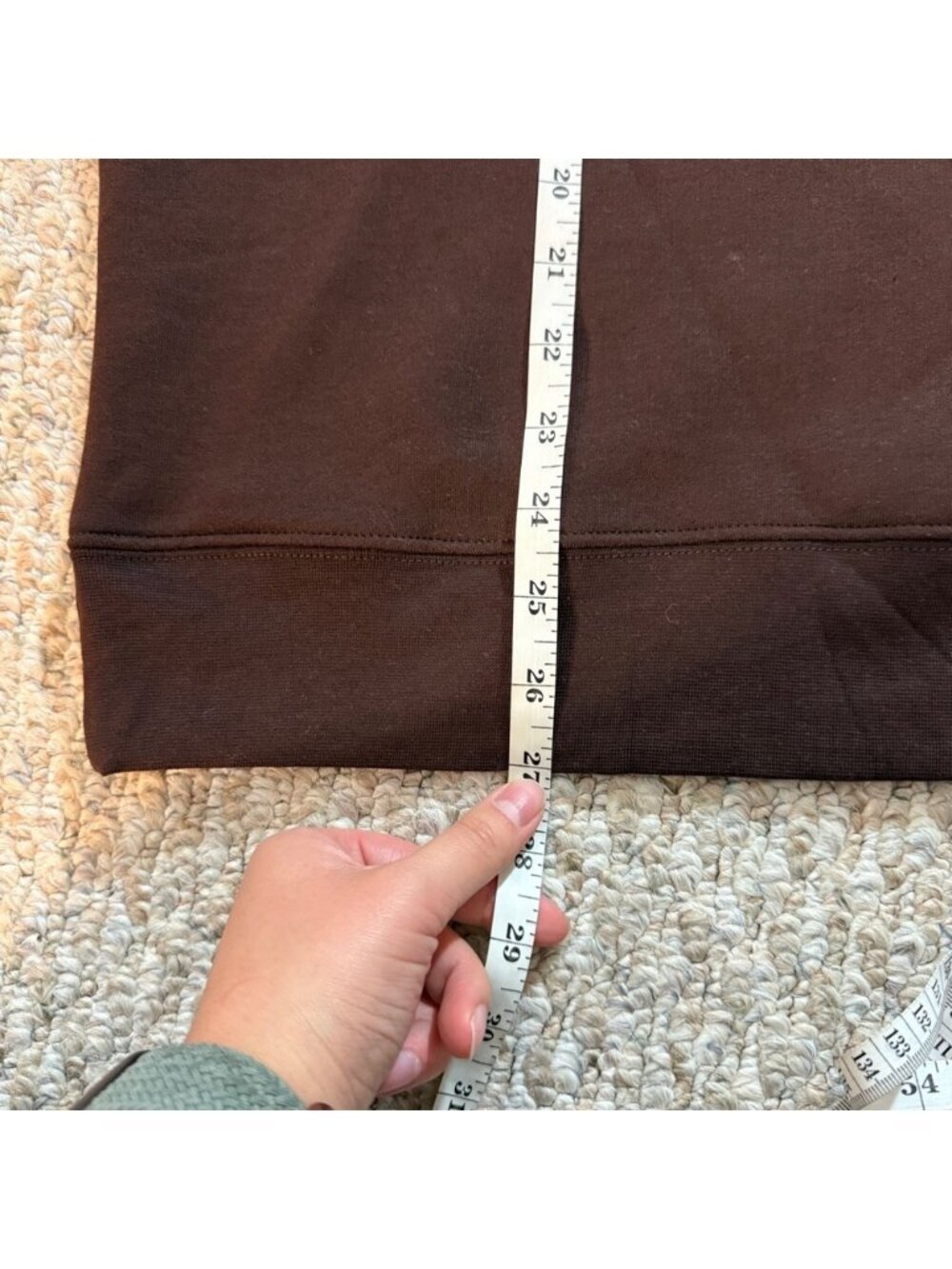 Brunette The Label Core Crew French Press Brown L/XL NWT - Picture 10 of 11